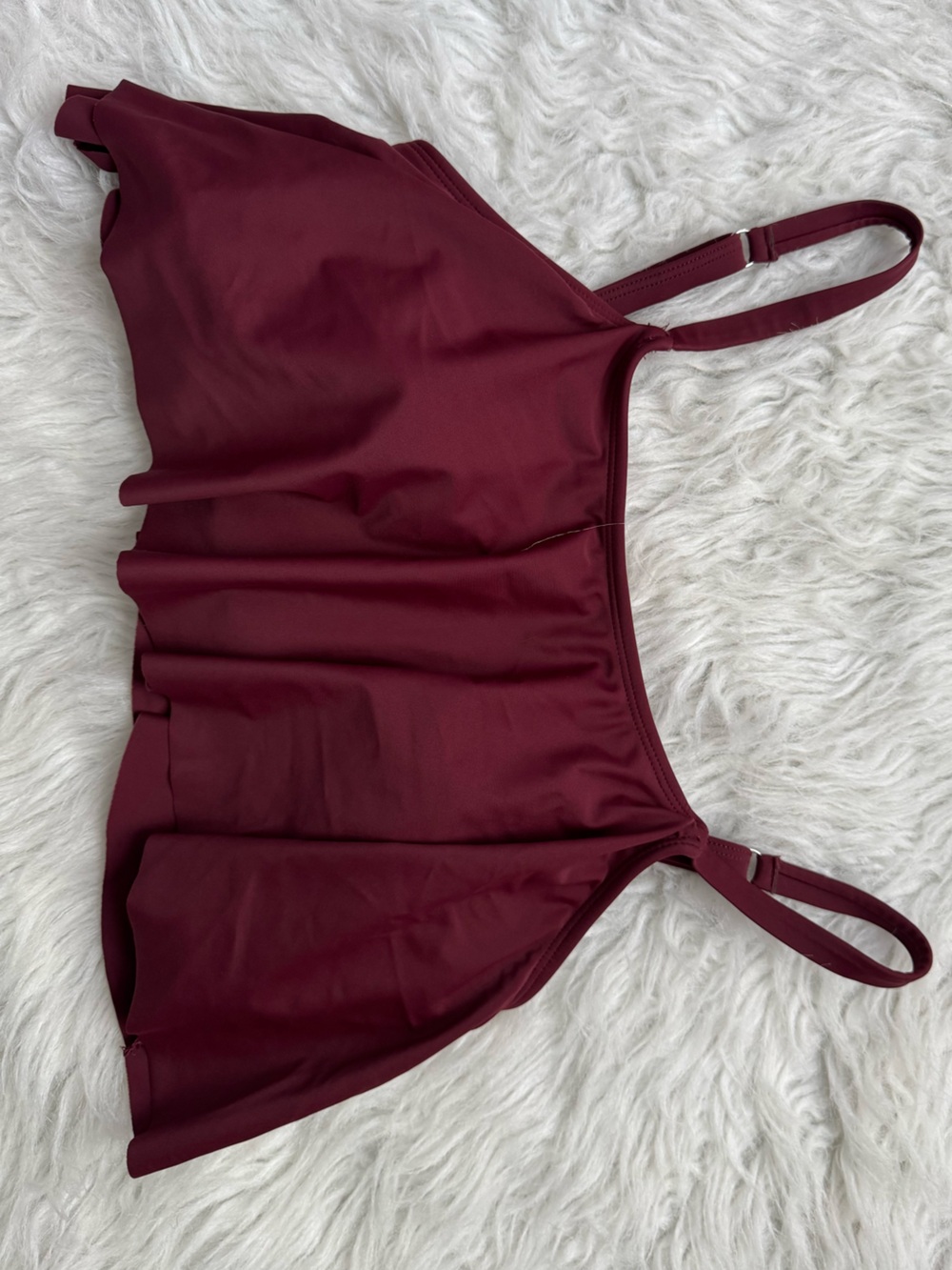 Shoppermint Essentials Bikini top- Burgundy